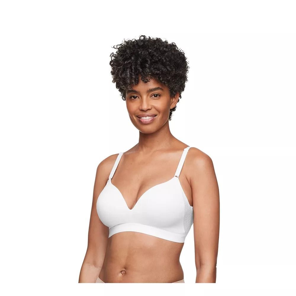 Simply Perfect by Warner's Women's Supersoft Wireless Lift Back-Smoothing Bra